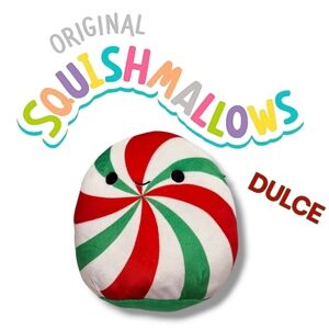 Squishmallows- Dulce 8 inch Red & Green Mint